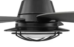* Ceiling Fans|Promo Patriot Lighting™ 54″ Tess Matte Black Indoor/Outdoor Integrated Led Ceiling Fan
