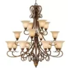 * Indoor Lighting|Promo Patriot Lighting® Berkeley 16-Light Aged Walnut Chandelier