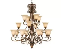 * Indoor Lighting|Promo Patriot Lighting® Berkeley 16-Light Aged Walnut Chandelier