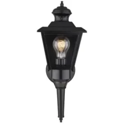* Outdoor Lighting|Promo Patriot Lighting® Dualux Brookline Iii Black Motion Sensor Outdoor Security Wall Light