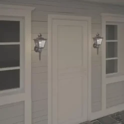* Outdoor Lighting|Promo Patriot Lighting® Dualux Brookline Iii Black Motion Sensor Outdoor Security Wall Light