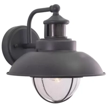 * Outdoor Lighting|Promo Patriot Lighting® Dualux® Harwich Textured Gray Outdoor Wall Light