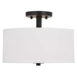 * Indoor Lighting|Promo Patriot Lighting® Fabian Bronze 2-Light Semi-Flush Mount Ceiling Light