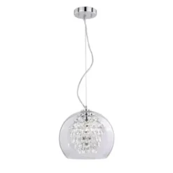 * Indoor Lighting|Promo Patriot Lighting® Loretta Chrome 1-Light Pendant