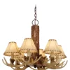 * Indoor Lighting|Promo Patriot Lighting® Lodge Noachian Stone 6 Light Chandelier