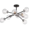 * Indoor Lighting|Promo Patriot Lighting® Orbit Oil Rubbed Bronze 9 Light Semi-Flush Mount Ceiling Light