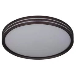* Indoor Lighting|Promo Patriot Lighting® Ronald Bronze Integrated Led Flush Mount Ceiling Light