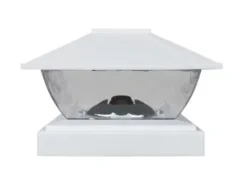 * Outdoor Lighting|Promo Patriot Lighting® Solar Integrated Led Lakota White Post Cap Landscape Light – 2-Pack