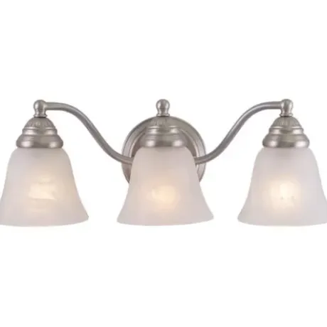 * Indoor Lighting|Promo Patriot Lighting® Standford Brushed Nickel 3 Light Vanity Light
