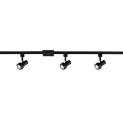 * Indoor Lighting|Promo Patriot Lighting® Step Light 3-Light Black Led Track Lighting Set