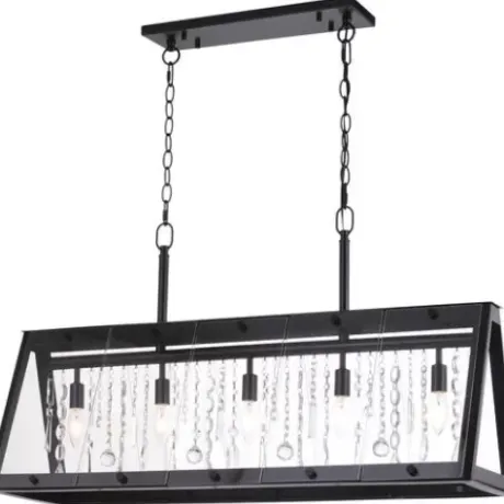 * Indoor Lighting|Promo Patriot Lighting® Tremont Matte Black 5 Light Chandelier