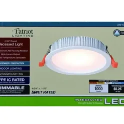 * Indoor Lighting|Top 10 Patriot Lighting® 4 3/4″ Integrated Led High Output Ultra-Thin Downlight