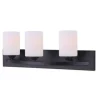 * Indoor Lighting|Top 10 Patriot Lighting® Bentley Ii Matte Black 3-Light Vanity Light