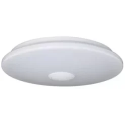 * Indoor Lighting|Top 10 Patriot Lighting® Clef White Integrated Led Bluetooth® Speaker Flush Mount Ceiling Light