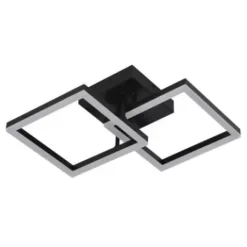 * Indoor Lighting|Top 10 Patriot Lighting® Diamon Matte Black Integrated Led Flush Mount Ceiling Light