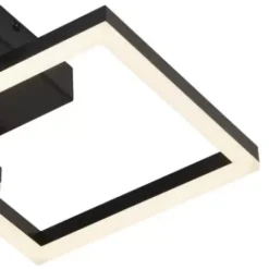 * Indoor Lighting|Top 10 Patriot Lighting® Diamon Matte Black Integrated Led Flush Mount Ceiling Light