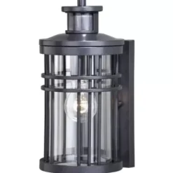 * Outdoor Lighting|Top 10 Patriot Lighting® Dualux® Wrightwood Vintage Black Outdoor Wall Light