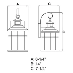* Outdoor Lighting|Top 10 Patriot Lighting® Dualux® Melbourne Oil-Rubbed Bronze Led Outdoor Wall Light