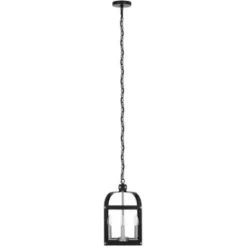 * Indoor Lighting|Top 10 Patriot Lighting® Jazel Matte Black & Brushed Nickel 4-Light Pendant