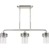 * Indoor Lighting|Top 10 Patriot Lighting® Joska Brushed Nickel 3 Light Island Light