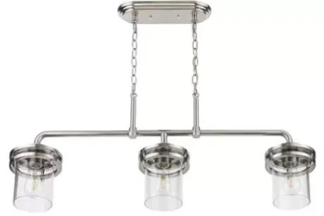 * Indoor Lighting|Top 10 Patriot Lighting® Joska Brushed Nickel 3 Light Island Light