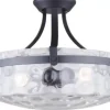 * Indoor Lighting|Top 10 Patriot Lighting® Maeva Graphite 3-Light Semi-Flush Mount Ceiling Light
