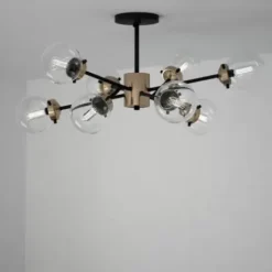 * Indoor Lighting|Top 10 Patriot Lighting® Orbit Oil Rubbed Bronze 9 Light Semi-Flush Mount Ceiling Light