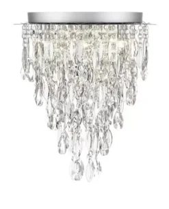 * Indoor Lighting|Top 10 Patriot Lighting® Shana Silver 4-Light Flush Mount Ceiling Light