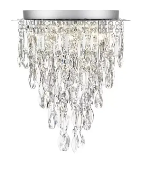 * Indoor Lighting|Top 10 Patriot Lighting® Shana Silver 4-Light Flush Mount Ceiling Light