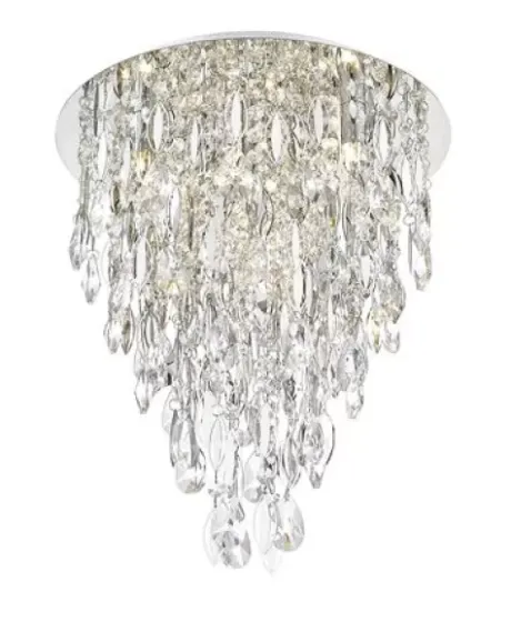 * Indoor Lighting|Top 10 Patriot Lighting® Shana Silver 4-Light Flush Mount Ceiling Light