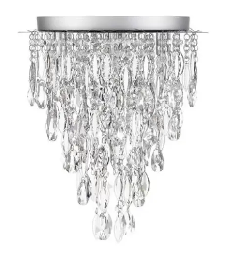 * Indoor Lighting|Top 10 Patriot Lighting® Shana Silver 4-Light Flush Mount Ceiling Light