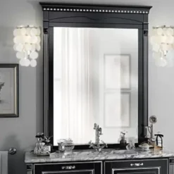 * Indoor Lighting|Top 10 Patriot Lighting® Shells Satin Nickel 1-Light Vanity Light