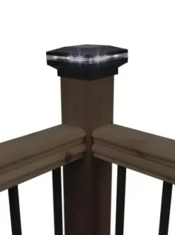 * Outdoor Lighting|Top 10 Patriot Lighting® Solar Integrated Led Lamar Post Cap Landscape Light