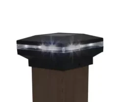 * Outdoor Lighting|Top 10 Patriot Lighting® Solar Integrated Led Lamar Post Cap Landscape Light