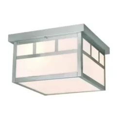 * Outdoor Lighting|Wholesale Patriot Lighting® Craftsman Stainless Steel Outdoor Ceiling Light