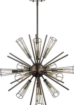 * Indoor Lighting|Wholesale Patriot Lighting® Sulien Bronze 12 Light Pendant Light