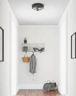 * Indoor Lighting|Wholesale Patriot Lighting® Joska Matte Black 2-Light Flush Mount Ceiling Light