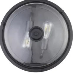 * Indoor Lighting|Wholesale Patriot Lighting® Joska Matte Black 2-Light Flush Mount Ceiling Light