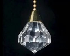 * Ceiling Fans|Wholesale Patriot Lighting® Clear Diamond Pull Chain