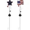 * Outdoor Lighting|Wholesale Patriot Lighting® Solar Intergrated Led Patriotic Flag/Star Landscape Light – Assorted