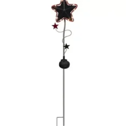 * Outdoor Lighting|Wholesale Patriot Lighting® Solar Intergrated Led Patriotic Flag/Star Landscape Light – Assorted