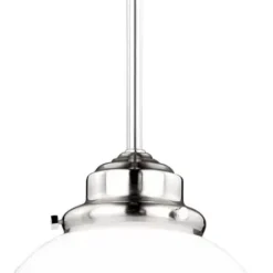 * Indoor Lighting|Wholesale Patriot Lighting® Huntley Satin Nickel 1 Light Pendant