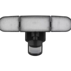 * Outdoor Lighting|Wholesale Patriot Lighting® Led Battery Powered Tri Head Motion Sensor Outdoor Security Flood Light