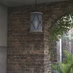 * Outdoor Lighting|Wholesale Patriot Lighting® Elegant Home Bodhi Black & Replica Wood Outdoor Pendant Light