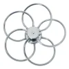* Indoor Lighting|Wholesale Patriot Lighting® Turin Polished Chrome Integrated Led Flush Mount Ceiling Light
