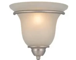 * Indoor Lighting|Wholesale Patriot Lighting® Monrovia 1-Light Brushed Nickel Indoor Wall Light