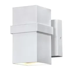 * Outdoor Lighting|Wholesale Patriot Lighting® Architecture Painted Satin Nickel Integrated Led Outdoor Wall Light
