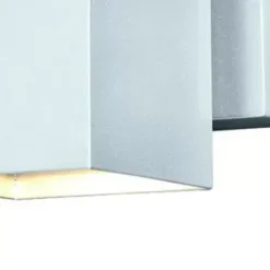 * Outdoor Lighting|Wholesale Patriot Lighting® Architecture Painted Satin Nickel Integrated Led Outdoor Wall Light