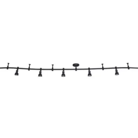 * Indoor Lighting|Wholesale Patriot Lighting® Navan 5-Light Integrated Flexible Rail Led Track Light Set