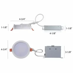 * Indoor Lighting|Wholesale Patriot Lighting® 4-3/4″ Integrated Led High Output Ultra-Thin Downlight